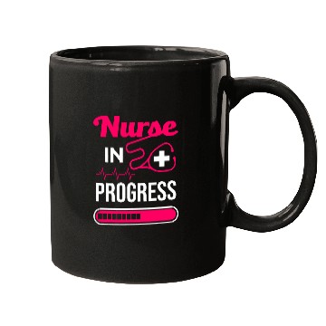 Discover nurses In Progress Funny Graduation Gift For Nursing Student Mugs