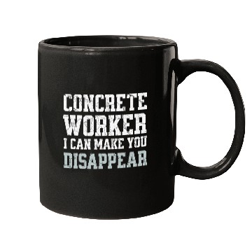 Discover Funny Concrete asphalt Cement worker 2 Mugs