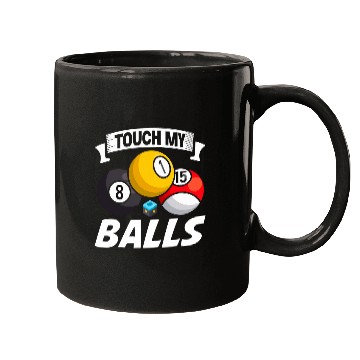 Discover Funny Billiard Pool Player Table Game Mugs
