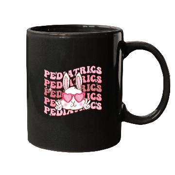 Discover Groovy Pediatrics Bunny Easter PEDS nurses Crew Easter Day Mugs