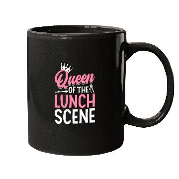 Discover Cafeteria Worker Queen Queen Of The Lunch Scene Mugs