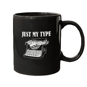 Discover Typewriter Book writing classic literature journalism worker 2 Mugs