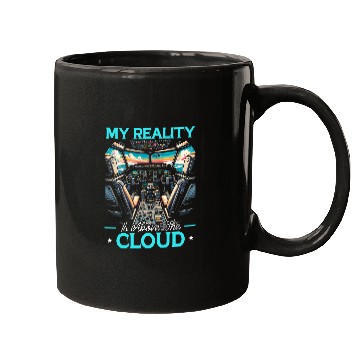 Discover Flight Simulator Aviation Console Pilot Flight Simulation 2 Mugs