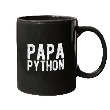 Discover Papa Python Programmer Mugs