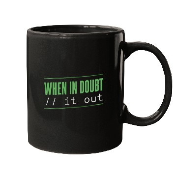 Discover When In Doubt Computer Programmer Coding Mugs