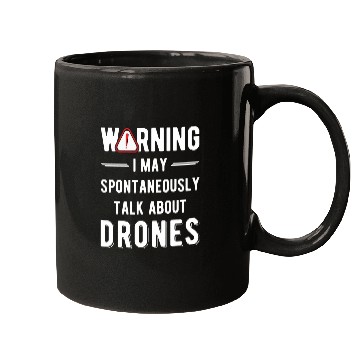 Discover Funny Drone Pilot Quote Quadcopter Drone Mugs