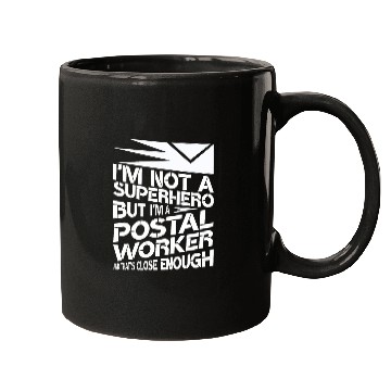 Discover Superhero Postal Worker Mugs