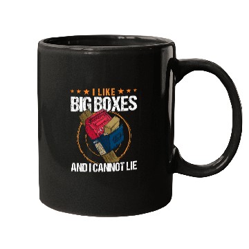 Discover I Like Big Boxes And I Cannot Lie Mail Carrier Postal Worker Mugs