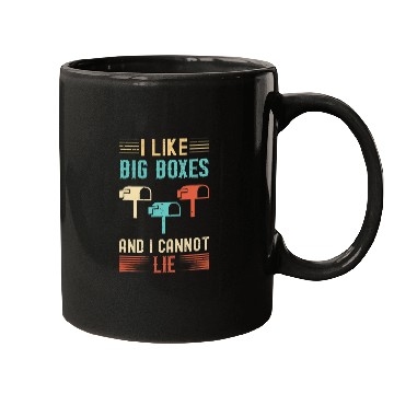 Discover I Like Big Boxes And I Cannot Lie Mailbox Postal Carrier 3 Mugs