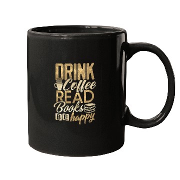 Discover Book Coffee Lover Librarian Drink Coffee Bookworm Mugs