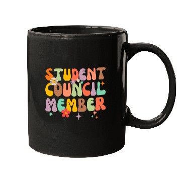 Discover Student Council Member World Student Day Cute Groovy Mugs