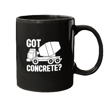 Discover Cement Mixer Construction Worker Construction Site 4 Mugs