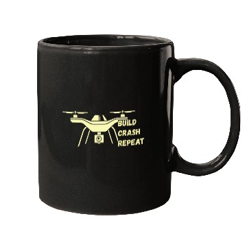 Discover Funny Drone Pilot Quote Quadcopter Drone 1 Mugs
