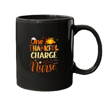Discover nurses Thanksgiving Day One Thankful Charge nurses Pumpkin Mugs