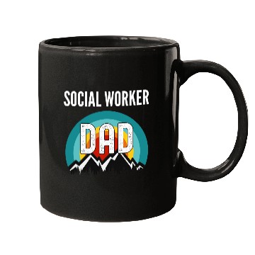 Discover Social Worker Dad Fathers Day Gift Mugs