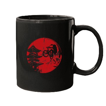 Discover BMX Japanese Red Sun BMX Accessories Mugs
