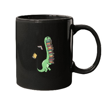 Discover Dinosaur Enthusiast Reading Lover Dino Animal Reading Mugs