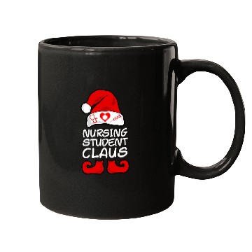 Discover Nursing Student Claus Funny nurses Christmas Mugs