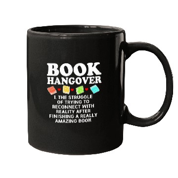 Discover Book Hangover Definition Mugs