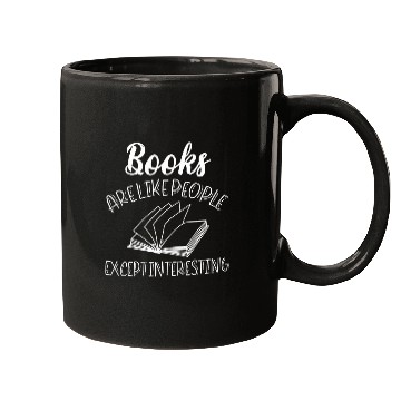 Discover Funny Nerd Reading Book Are Like People Except Interesting Mugs