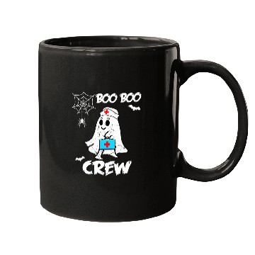 Discover Halloween Boo Boo Crew nurses Funny Women Funny Nursing Mugs