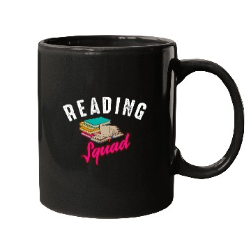 Discover Cool Reading Squad Funny Team Book Reader Librarian Gift 2 Mugs