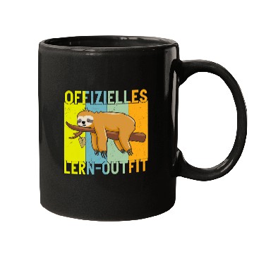 Discover Student Lazy School Learning Lounge Sloth Mugs
