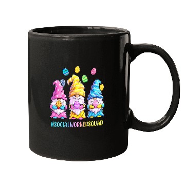 Discover Social Worker Easter nurses Squad Gnomes Mugs