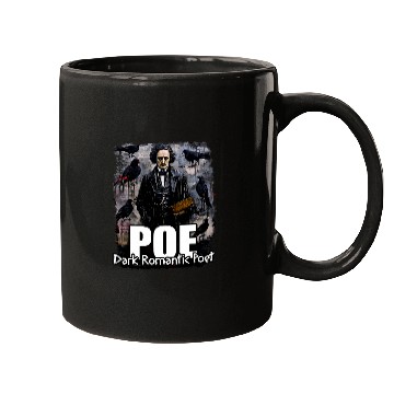 Discover Writer Edgar Allan Poe Mugs