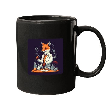 Discover Fox Lab Coat Science Experiments Research Scientist Mugs