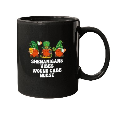 Discover Wound Care nurses Gnomes St Patricks Day Mugs