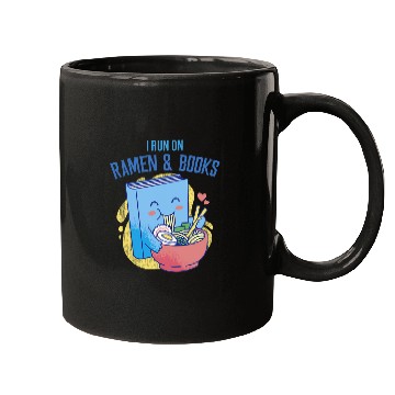 Discover I Run On Ramen Books Books Mugs