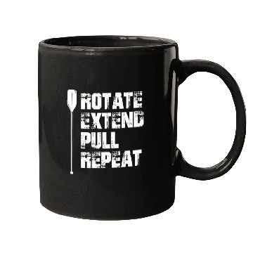 Discover Dragon Boat Festival Kayak Paddle Rotate Extend Pull Repeat Mugs