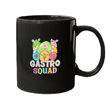 Discover Women Gastro Squad Easter Gnomes Endoscopy nurses Crew Mugs