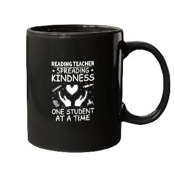 Discover Reading Teacher Spreading Kindness One Student Mugs