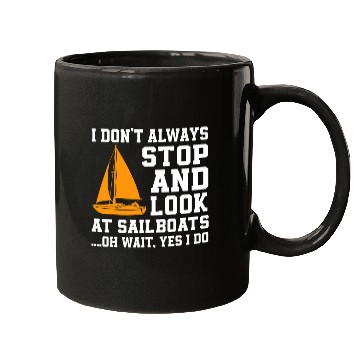 Discover Funny Sailboat Lover Saying Sailing Skipper Mugs