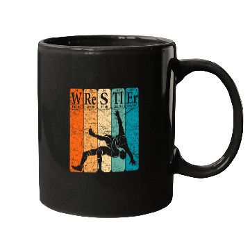 Discover Wrestler Periodic Table Elements Wrestling Nerd vintages Mugs
