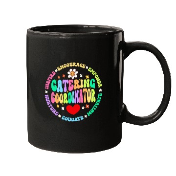 Discover Food Services Crew Cafeteria Worker Catering Coordinator 2 Mugs