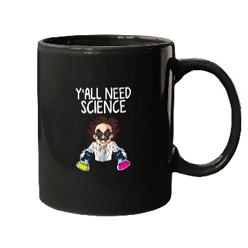 Discover Yall need Science Funny Teacher Student School 1 Mugs