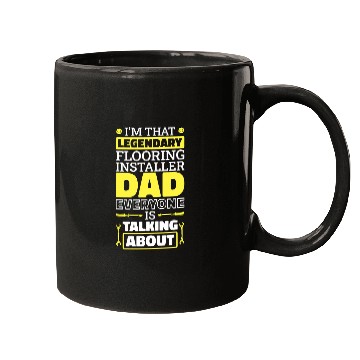 Discover Flooring Installer Worker Dad Design for Fathers Day Mugs