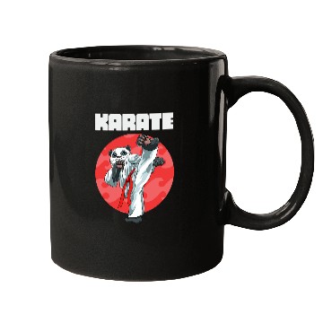 Discover Funny Karate Panda 2 Mugs