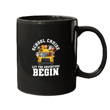 Discover Yellow School Bus Special Student Delivery Services Mugs
