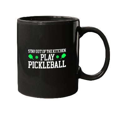 Discover Funny Pickleball Kitchen Graphic Women Men Pickleball Player Mugs