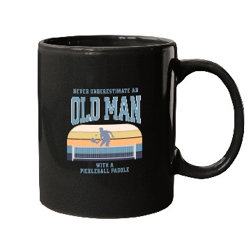 Discover Funny Pickleball Paddle For Men Mugs