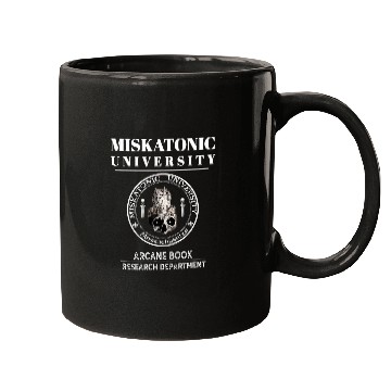 Discover Miskatonic University Arcane Book Research Department Mugs