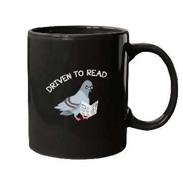 Discover Driven Read Bird Library Reading Books Reader Funny Mugs