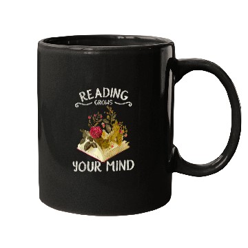 Discover Garden Reading Funny Wildflowers Book Reading Mugs