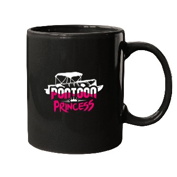 Discover Pontoon Princess Pontooning Boat Lover Funny 3 Mugs