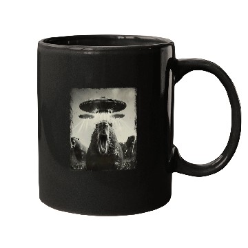 Discover capybaras Capibara UFO Alien Extraterrestrial Selfie Mugs