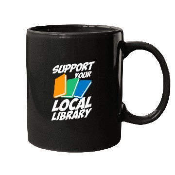 Discover Support Your Local Library For Librarians MP Mugs
